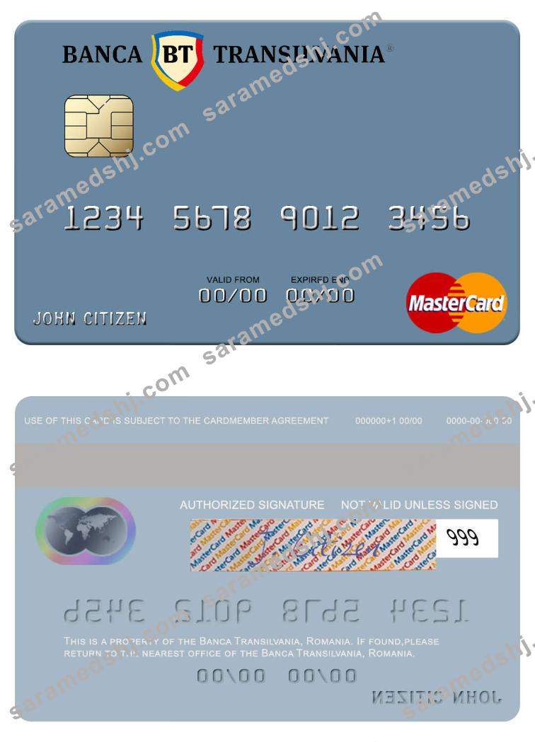 Romania Banca Transilvania mastercard